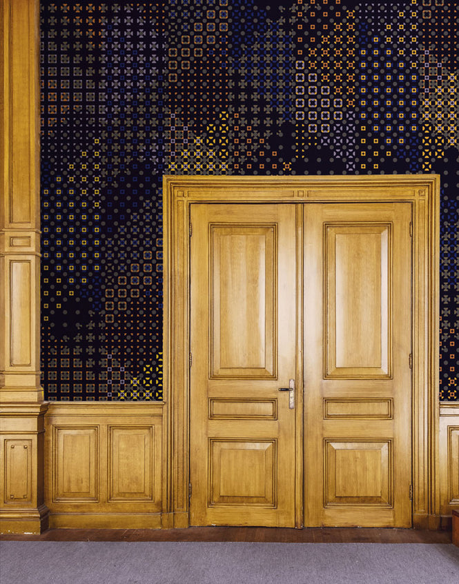 NLXL GEOMETRICS WALLPAPER LAYERS WALLPAPER BY OVERLAP ONE ANOTHER / GEO-04