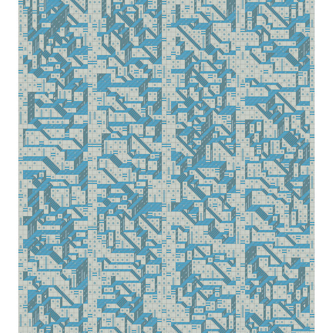 NLXL GEOMETRICS WALLPAPER THE CITY RISES WALLPAPER BY DOMENICO OREFICE / GEO-06