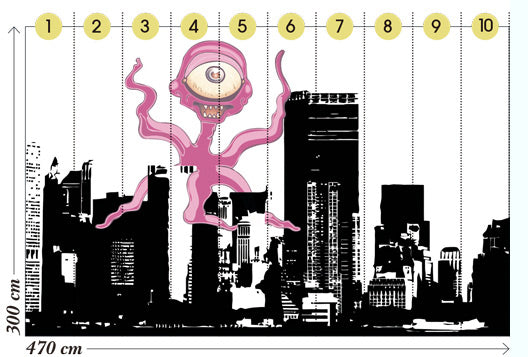 Wall&deco / Gio pagani 12 NewYork under attack2 / GPW1214