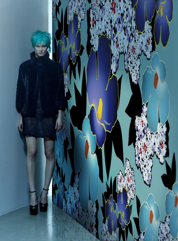 Wall&deco / Gio pagani 13 Blue China / GPW1307