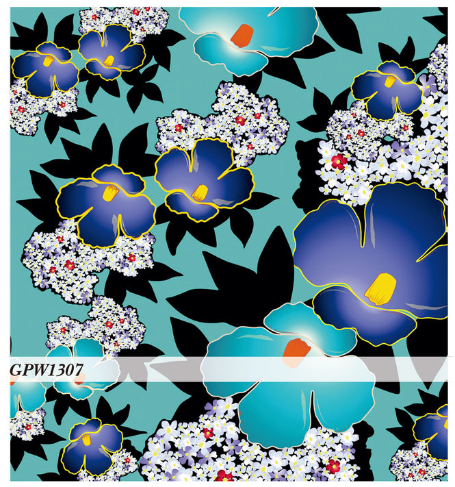 Wall&deco / Gio pagani 13 Blue China / GPW1307