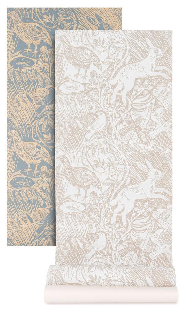 St. Judes / Harvest Hare WallpaperChalk White)