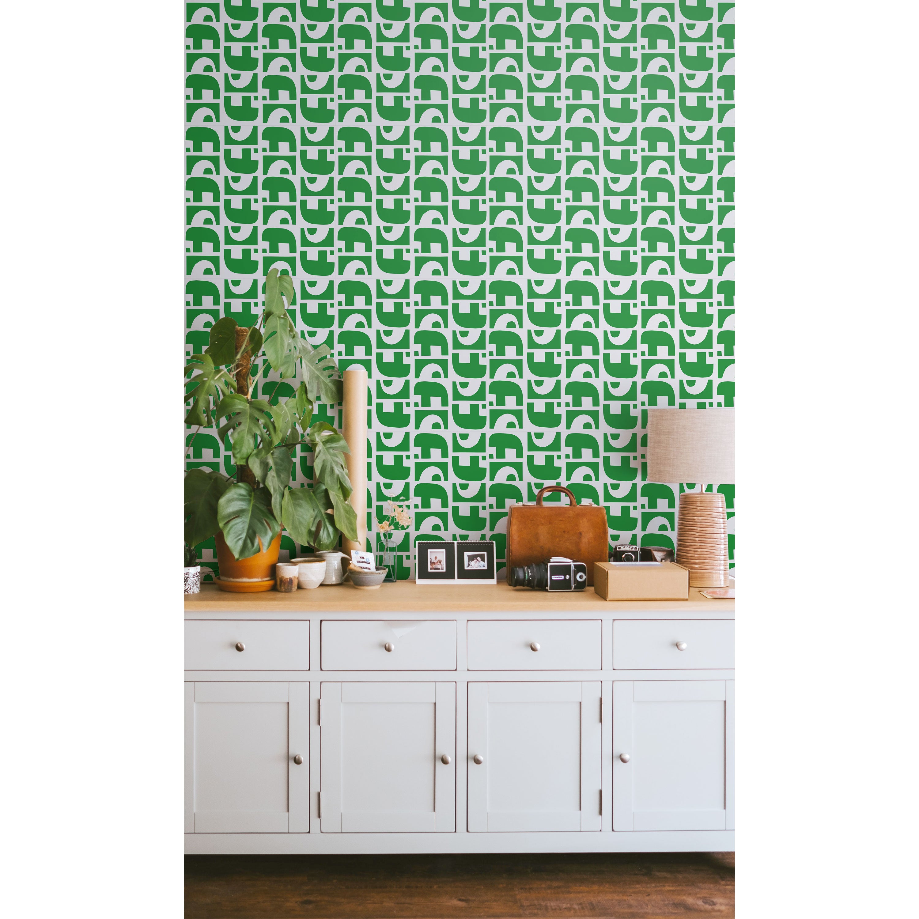 はがせる シール 壁紙【Hatte me! Square】Black Pepper Paperie