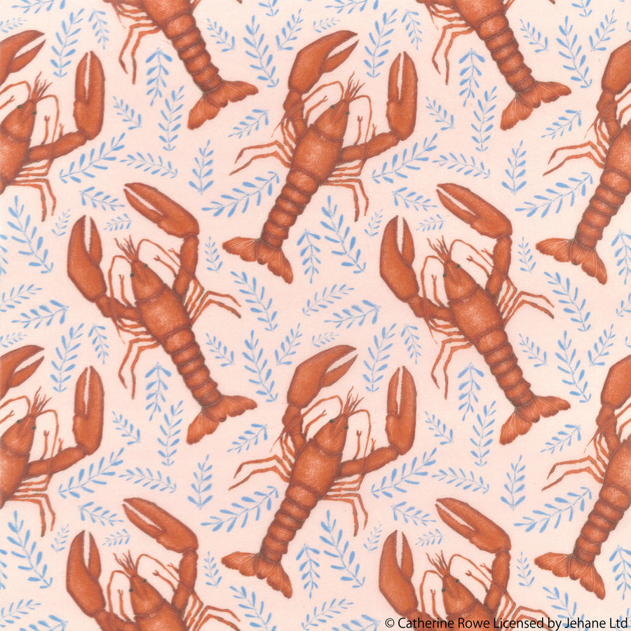 はがせる 壁紙 【Hattan Pattern】Catherine Rowe / Lobster HPCR-06(6枚セット)