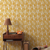 はがせる 壁紙 【Hattan Pattern】Black Pepper Paperie / CONSTRUCT