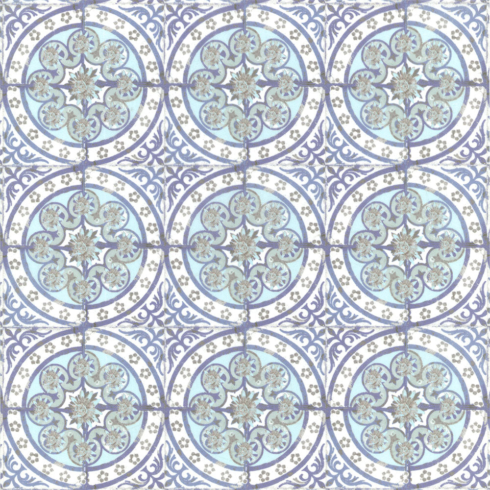 はがせる 壁紙 【Hattan Pattern】Louise Body / Old Blue HLBY