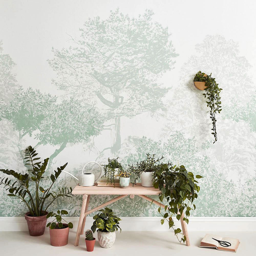 Sian Zeng / Hua Trees Mural Wallpaper / Green HUATREES06 【3パネル
