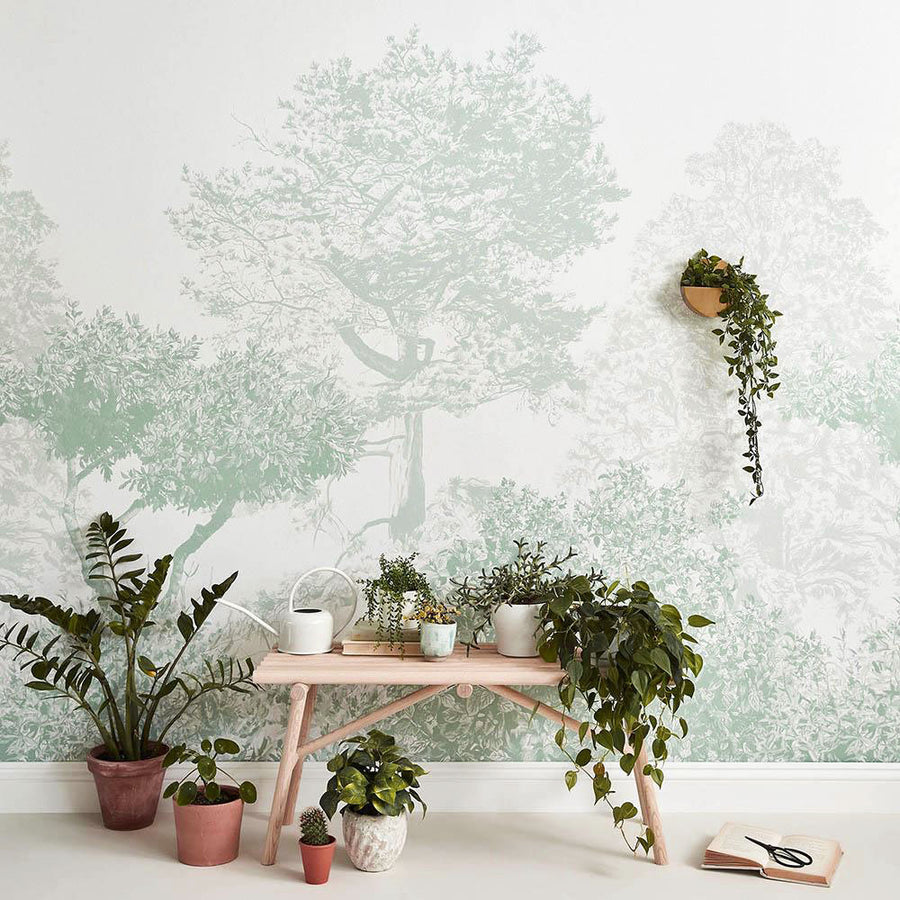 Sian Zeng / Hua Trees Mural Wallpaper / Green HUATREES06 【3パネル1セット】