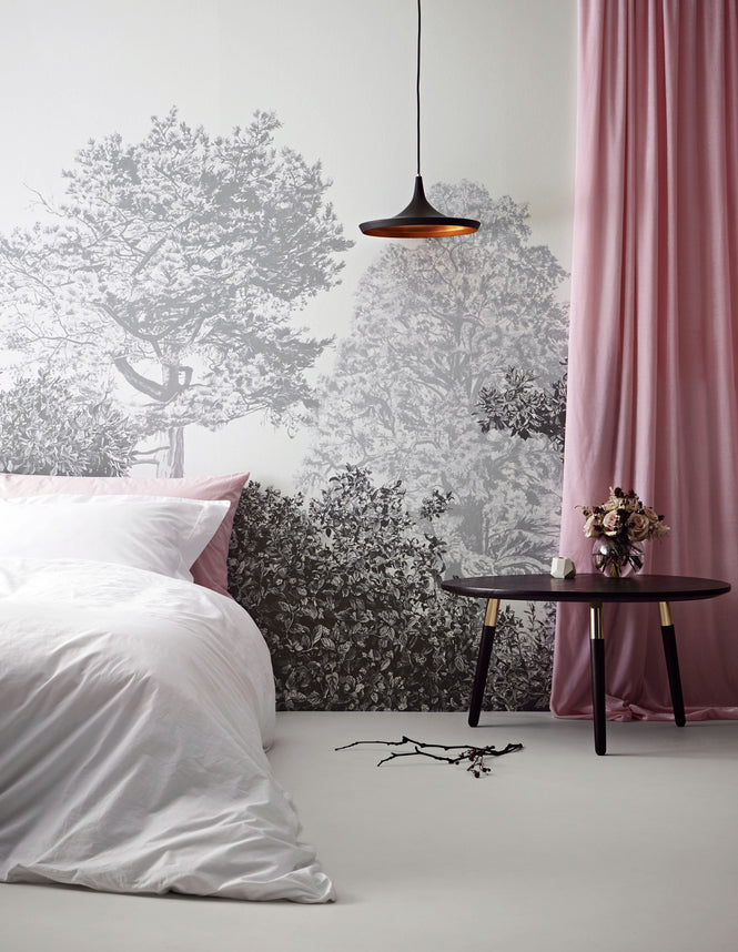 Sian Zeng / Hua Trees Mural Wallpaper / Grey HUATREES03 【3パネル1セット】