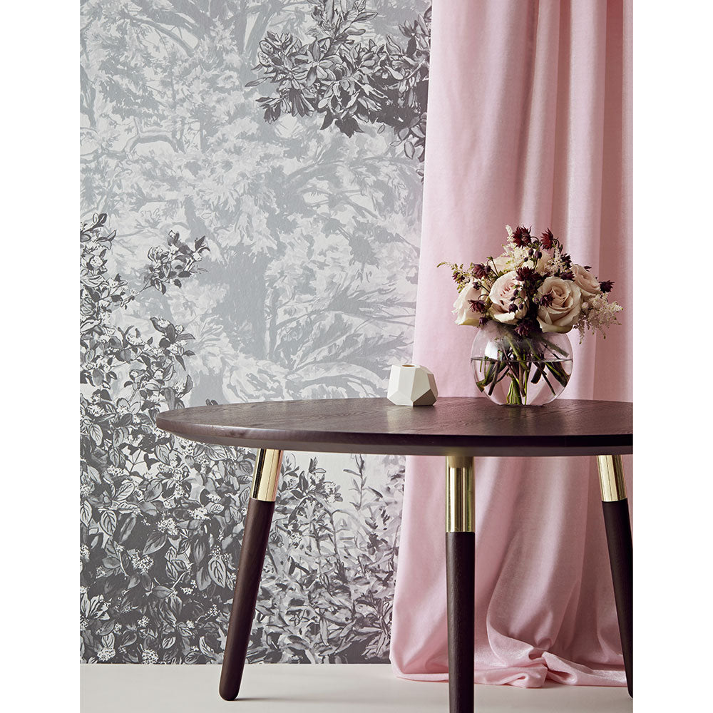 Sian Zeng / Hua Trees Mural Wallpaper / Grey HUATREES03 【3パネル1