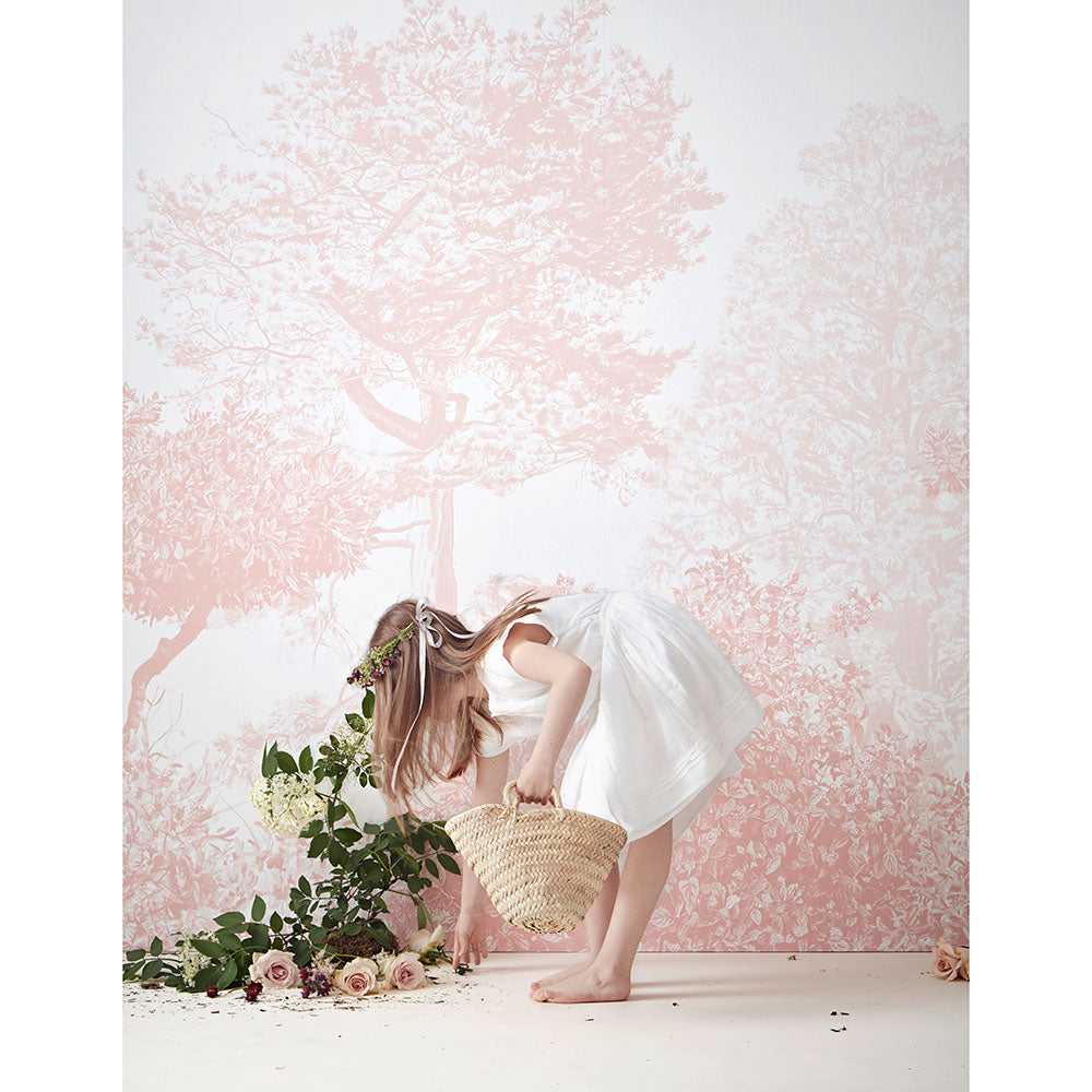 Sian Zeng / Hua Trees Mural Wallpaper / Pink HUATREES04 【3パネル1