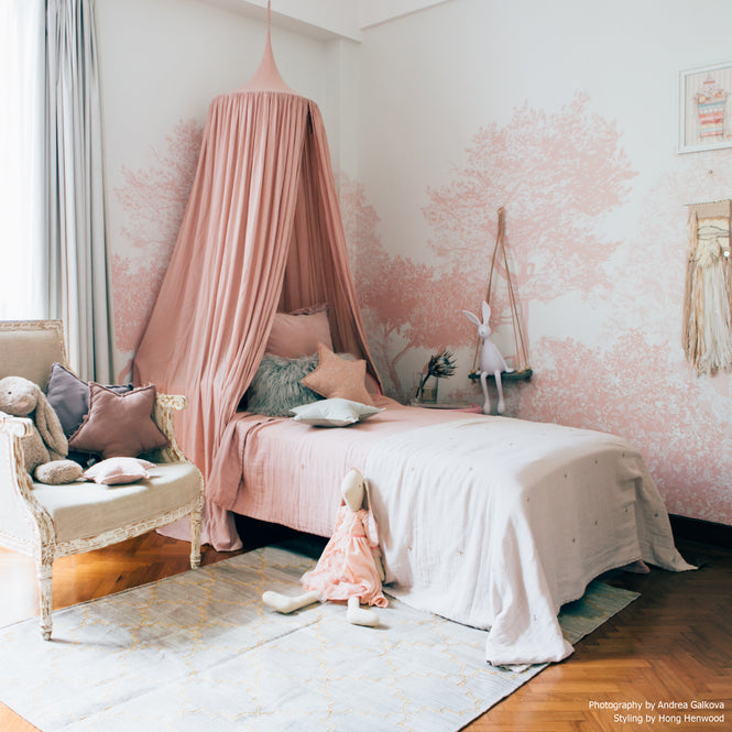 Sian Zeng / Hua Trees Mural Wallpaper / Pink HUATREES04 【3パネル1セット】