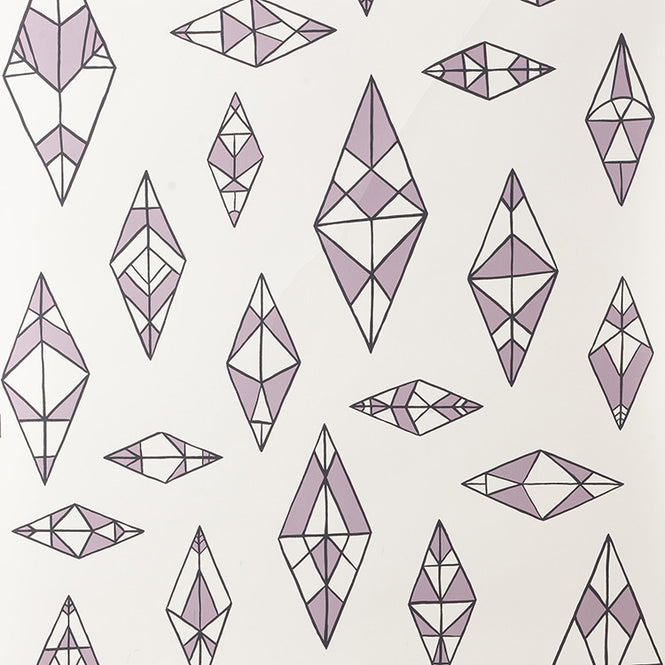 Thatcher / SUMMER / Lilac and Charcoal on Cream