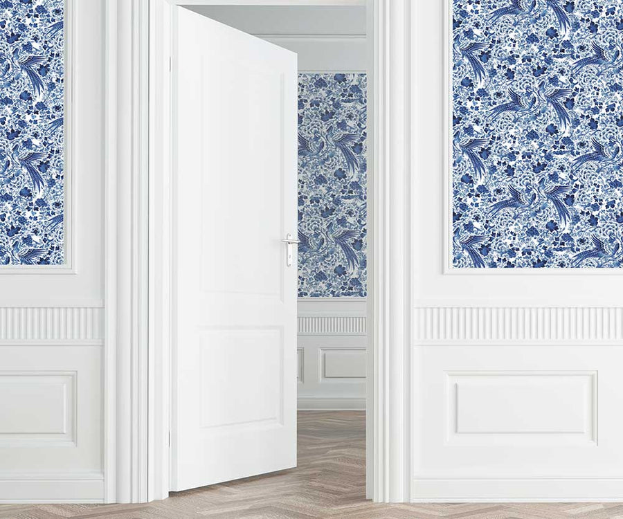 【1mサンプル】Royal Delft by Nicolette Mayer ロイヤル・デルフト / Royal Delft Inspiration