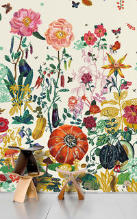 nathalie lete　ナタリー・レテ　絵画　トラのショッピング　額装 ナタリー・レテ / Jardin Creme Nathalie Lete NDL042 | 輸入壁紙専門