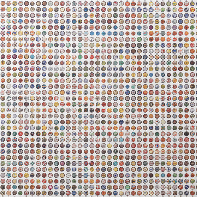NLXL LAB / CROWN CAPS WALLPAPER BY JEANINE EEK KEIZER / JEE-02 WHITE