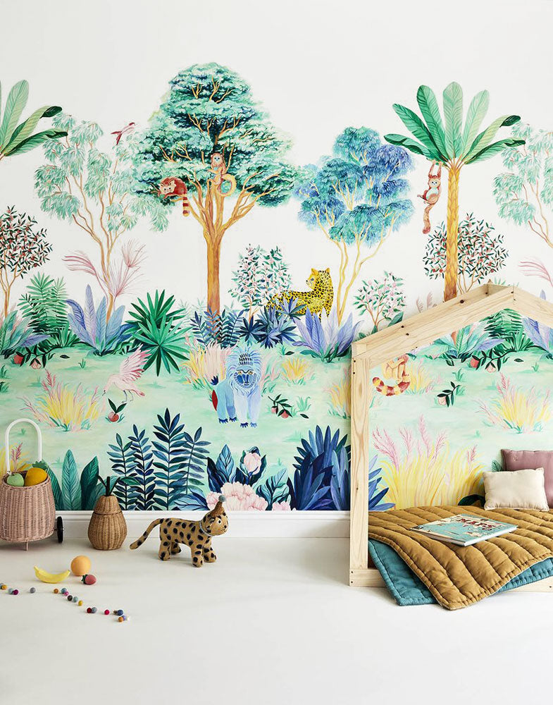 Sian Zeng / Jungle Mural Wallpaper / Colour JungleC01 【3パネル1セット】