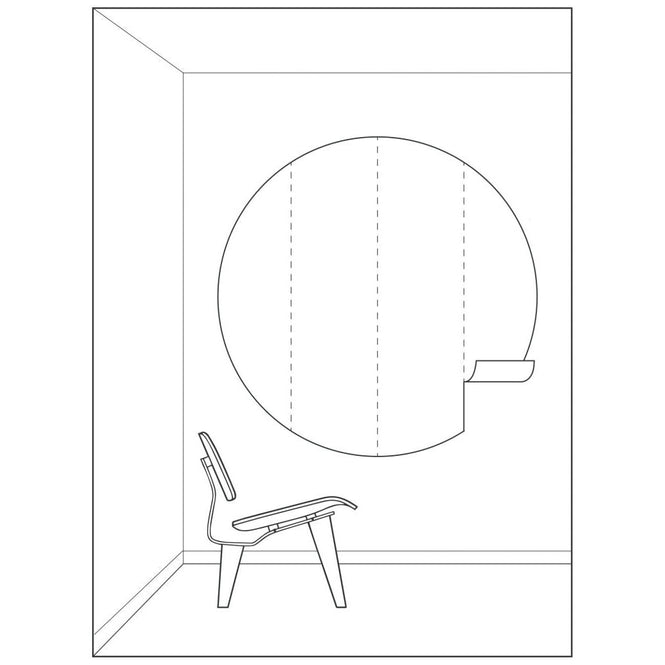 KEK Amsterdam / WALLPAPER 2020 / WALLPAPER CIRCLES GOLDEN AGE LANDSCAPES CK-011