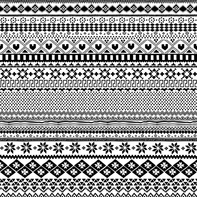 Dupenny Knitwear / Black and White