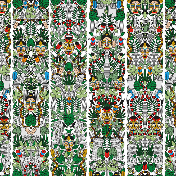 【1mサンプル】Archives Wallpaper by Studio Job / L'Afrique (JOB-05)