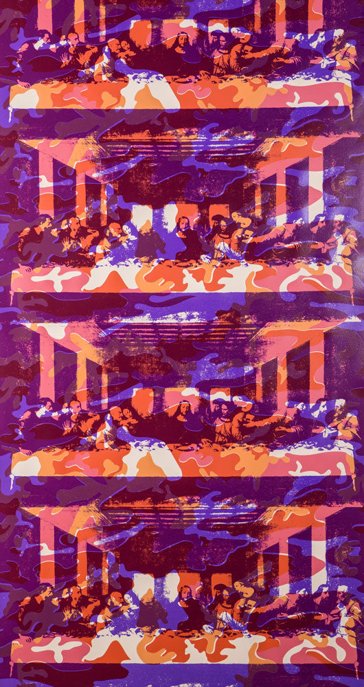 Andy Warhol / THE LAST SUPPER / Lenten Apricot on Blush Clay Coated Paper (triple roll)