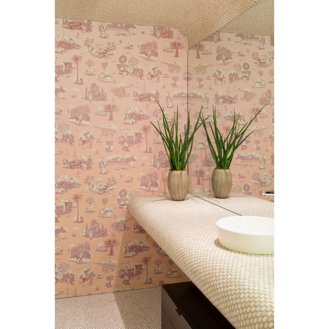 Flavor Paper / LOS ANGELES TOILE / Malibu on Pre-Pasted Paper