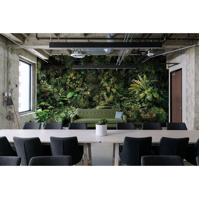 KOZIEL / Papier peint panoramique jungle urbaine au crepuscule / LPV016