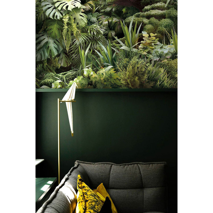 KOZIEL / Papier peint panoramique jungle urbaine au crepuscule / LPV016