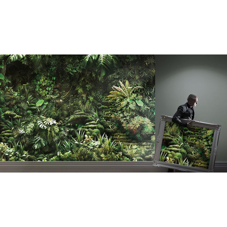 KOZIEL / Papier peint panoramique jungle urbaine au crepuscule / LPV016