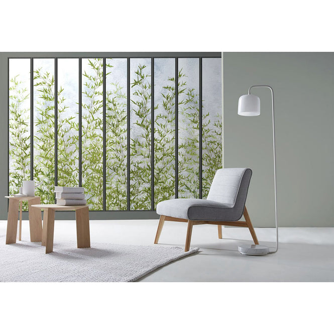 KOZIEL / Papier peint panoramique grande verriere et bambous LPV019XL