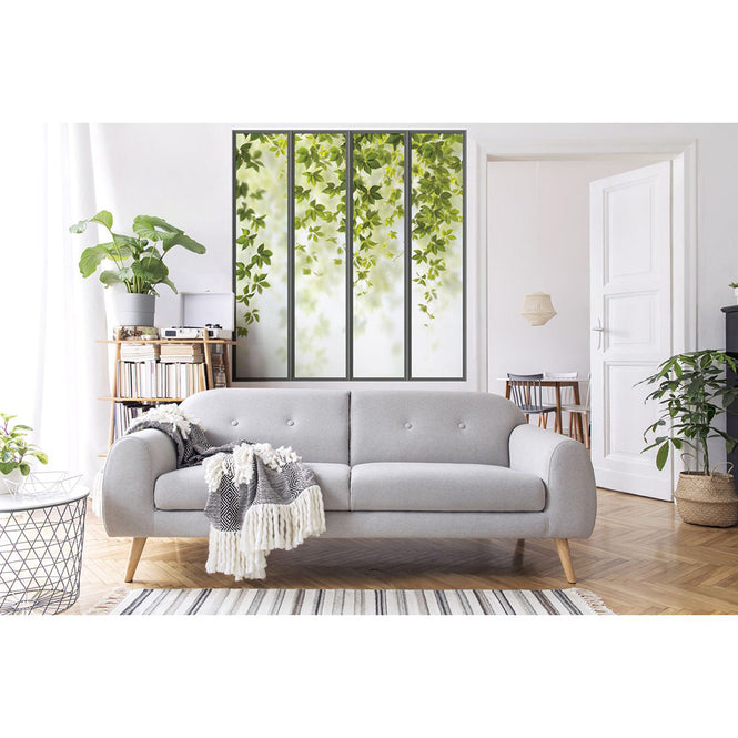 KOZIEL / Papier peint panoramique petite verriere et vigne vierge LPV020