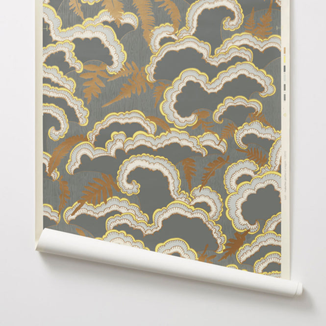 Makelike /  Lush Wallpaper Dark Grey