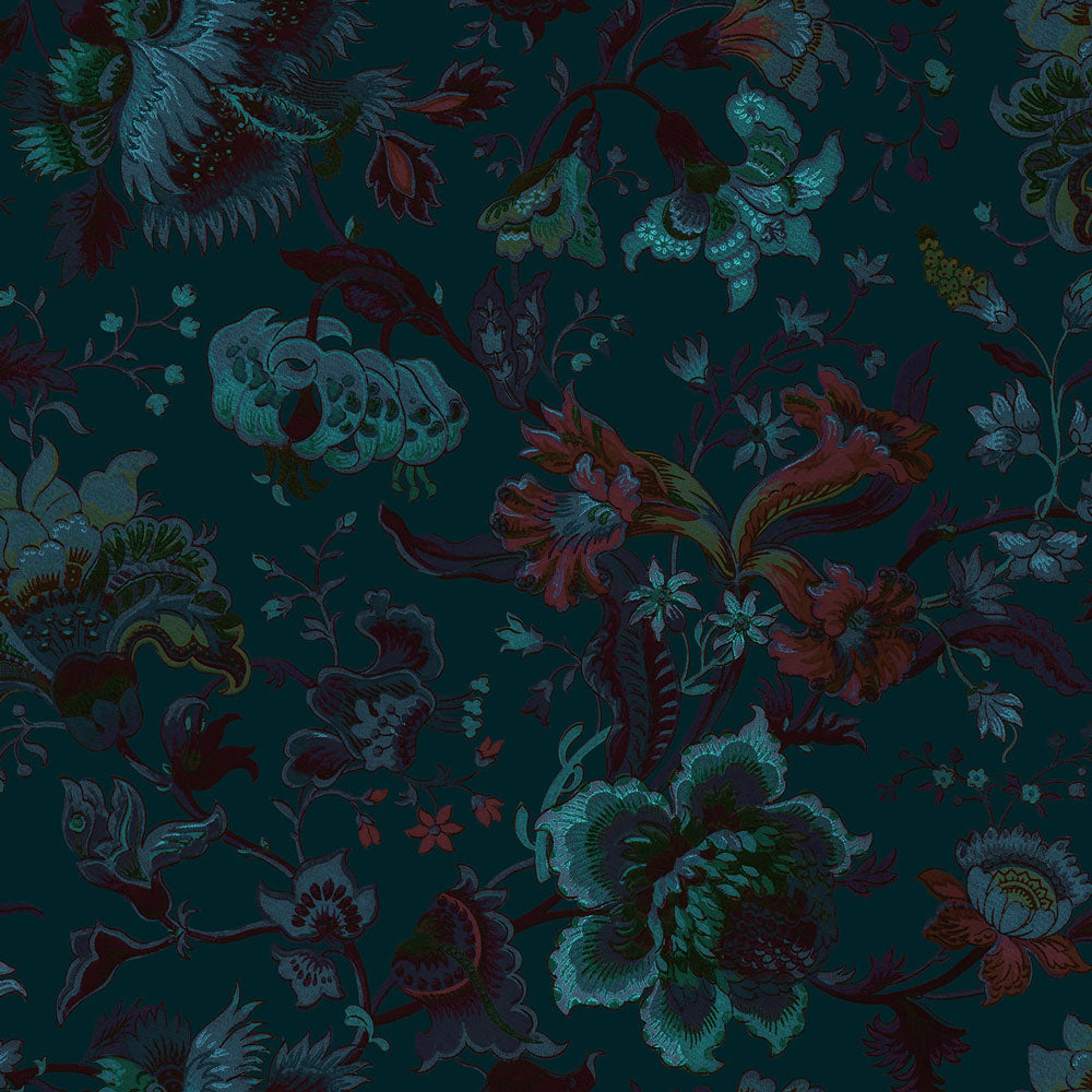 House of Hackney / MAJORELLE Petrol【4パネル1セット】 | 輸入壁紙