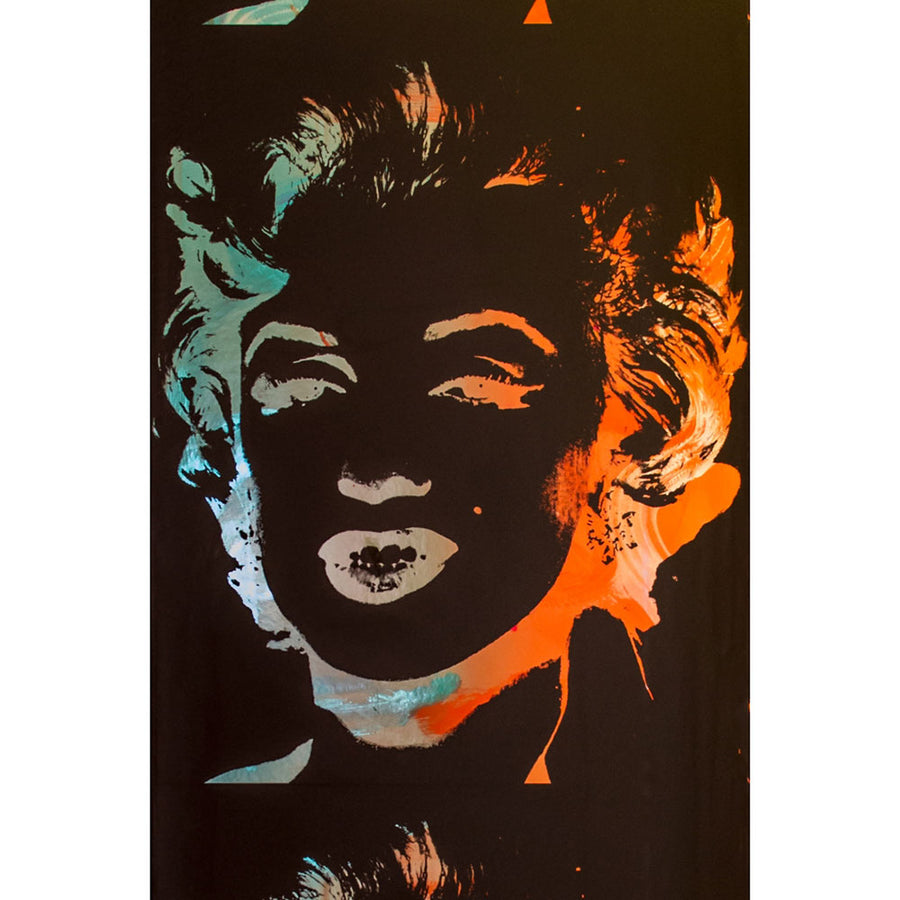Andy Warhol / MARILYN MONOPRINT / Black on Chrome Mylar (triple roll)