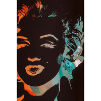 Andy Warhol / MARILYN MONOPRINT / Black on Chrome Mylar (single roll) |  輸入壁紙専門店 WALPA – WALPA.jp