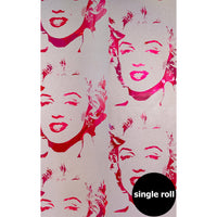 Andy Warhol / MARILYN MONOPRINT / Diamond Dust Hot Pink on Chrome