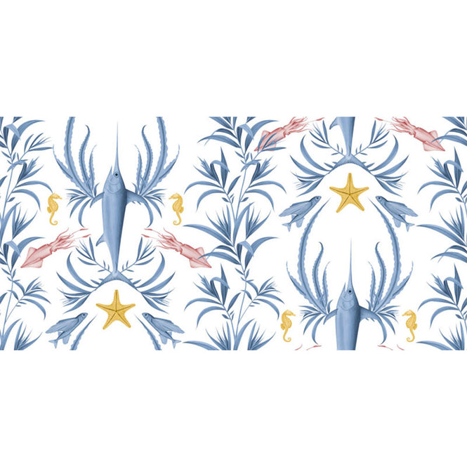 【限定数】Save the date projects / Nautico Marinero Azulejo-Color カジキダマスク・ファンシー【2パネル1セット】