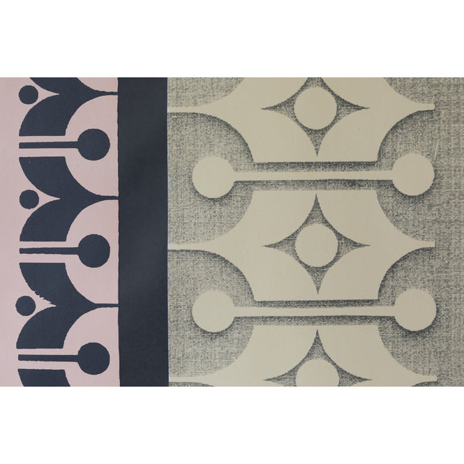 Deborah Bowness / HEIRLOOM / Mark 16 wallpaper Candy pink & Sunshine yellow