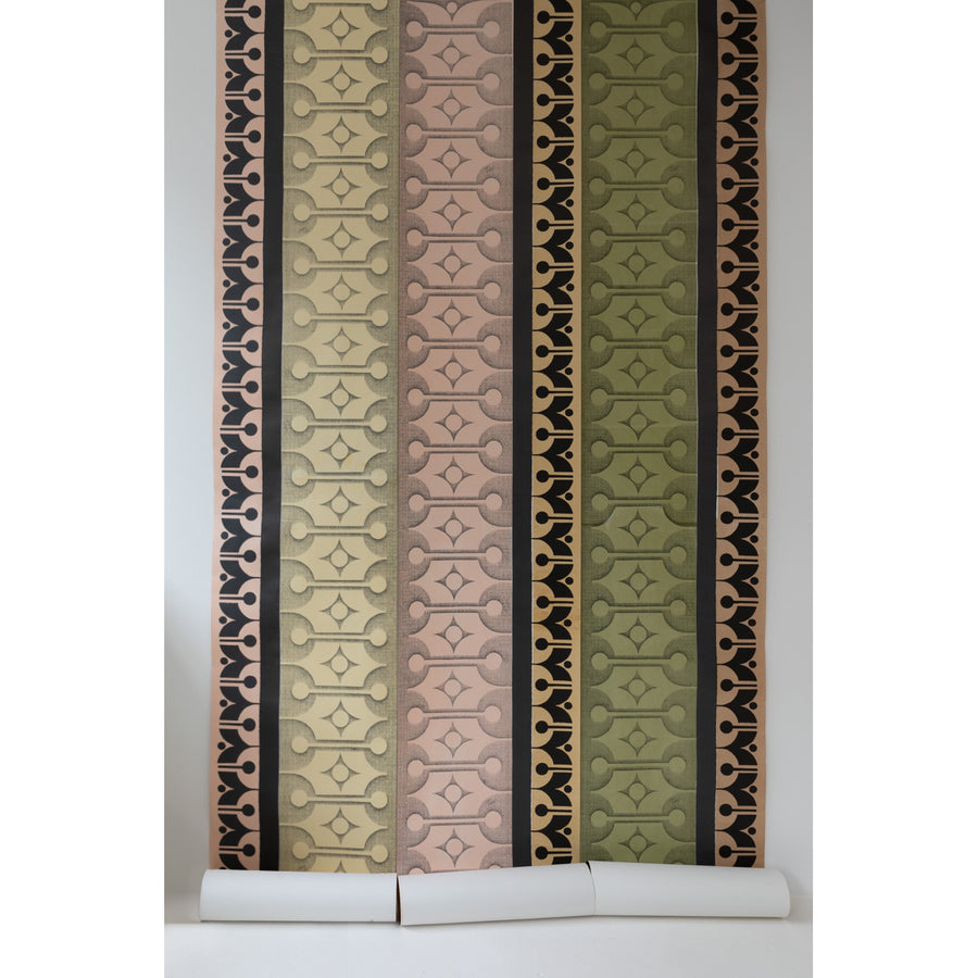 Deborah Bowness / HEIRLOOM / Mark 16 wallpaper Lakeland green & Autumn brown