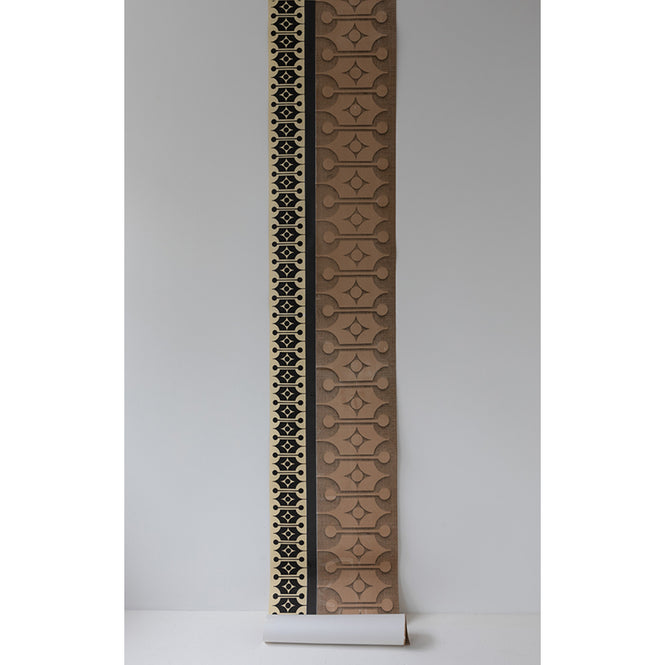 Deborah Bowness / HEIRLOOM / Mark 18 wallpaper Autumn brown & Sunshine yellow