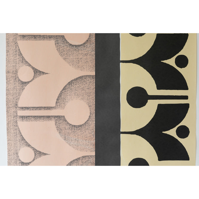 Deborah Bowness / HEIRLOOM / Mark 21 wallpaper Candy pink & Sunshine yellow