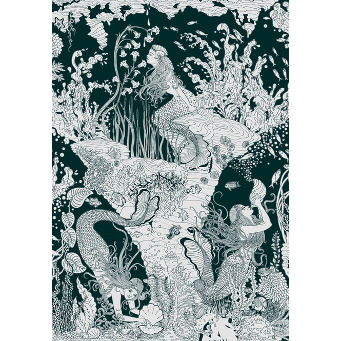 Dupenny MERMAIDS WALLPAPER / SEAWEED