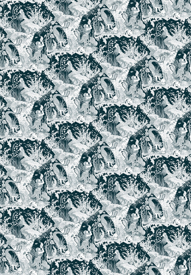 Dupenny MERMAIDS WALLPAPER / SEAWEED