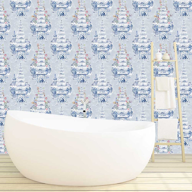 【1mサンプル】Royal Delft by Nicolette Mayer ロイヤル・デルフト / Royal Delft Masterpieces