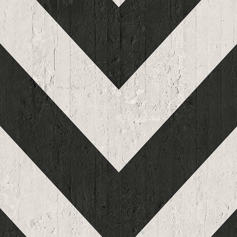 mineheart / Black Geometric Stripes Wallpaper WAL/WB-163