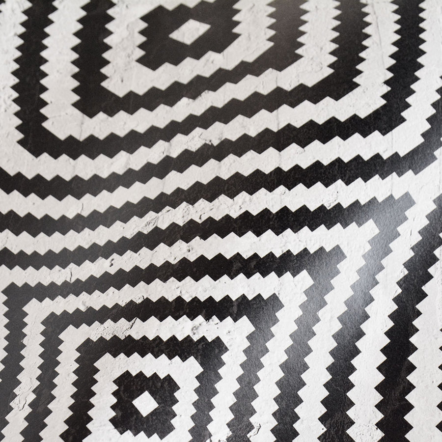 mineheart / Black Geometric Circles Wallpaper WAL/WB-165