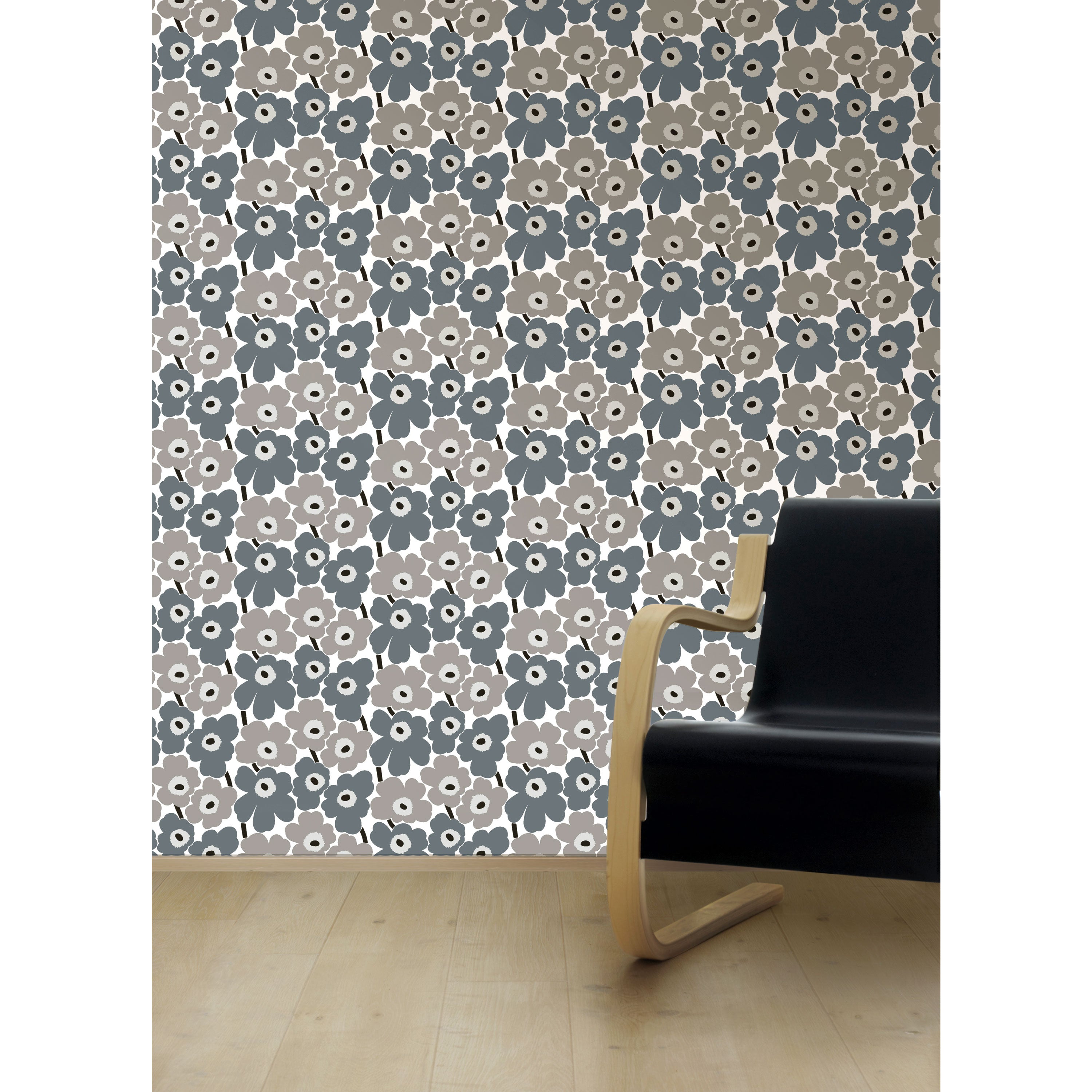 はがせる シール 壁紙 marimekko × NU WALLPAPER / Grey Pieni はがせる シール 壁紙 marimekko × NU WALLPAPER / Grey Pieni
