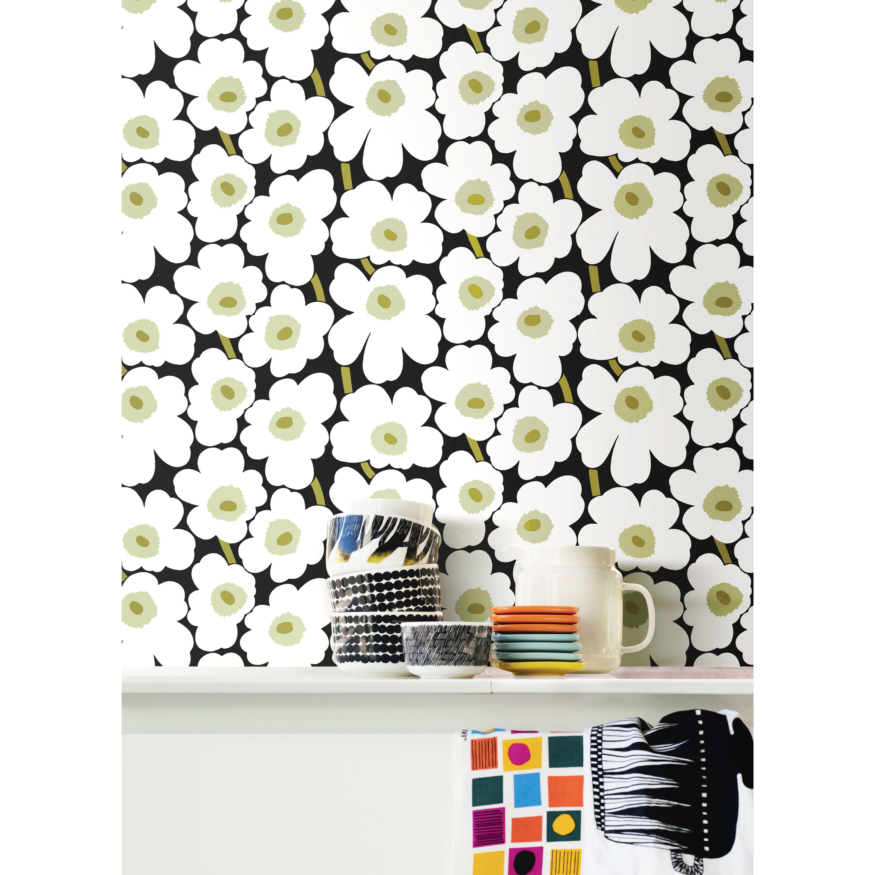 公式通販サイト - ファッション 通販 シール はがせる 壁紙 Pieni Black / WALLPAPER NU × marimekko その他