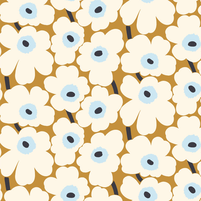 はがせる シール 壁紙 marimekko × NU WALLPAPER / Beige Pieni Unikko  / MKS4495