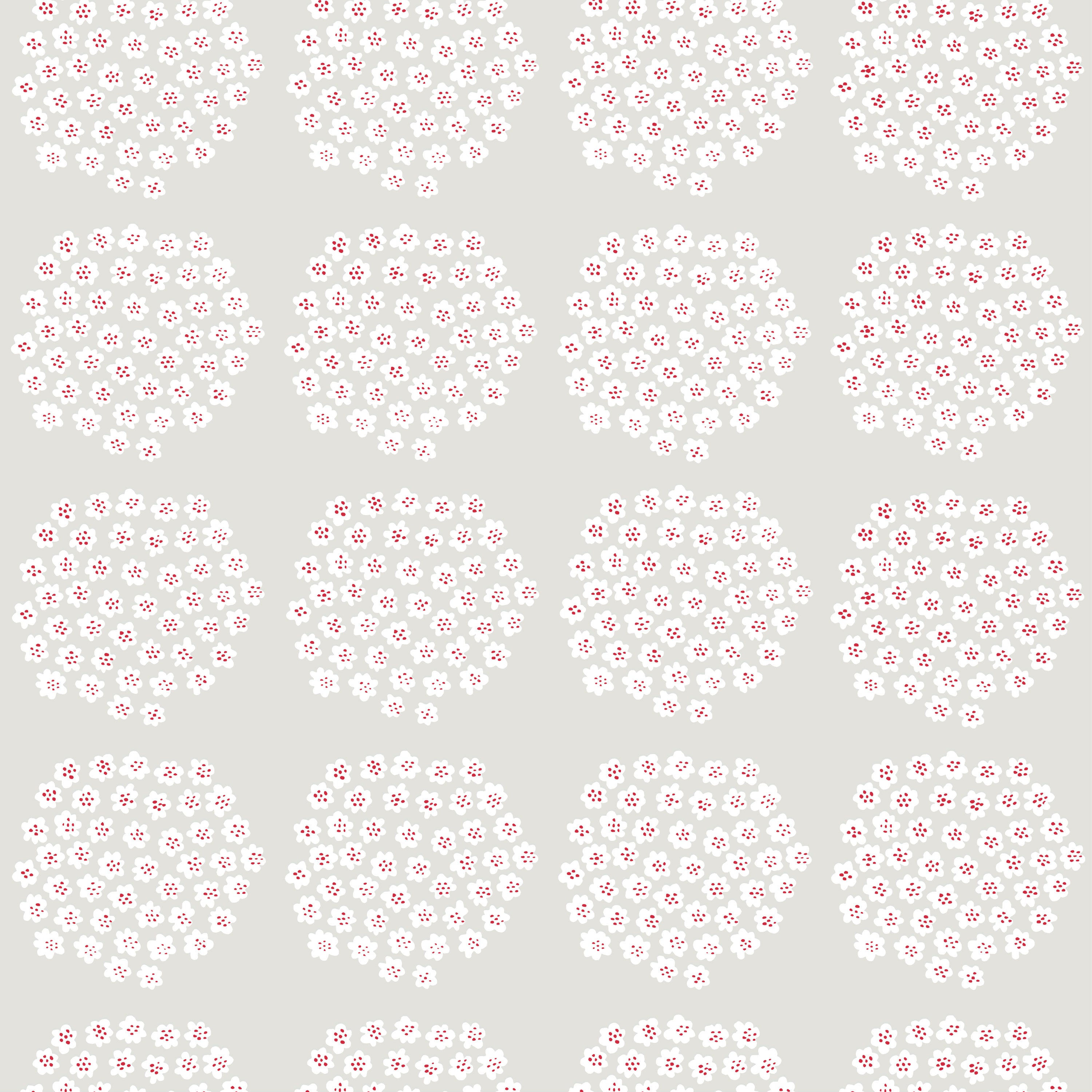 はがせる シール 壁紙 marimekko × NU WALLPAPER / Grey Puketti はがせる シール 壁紙 marimekko × NU WALLPAPER / Grey Puketti